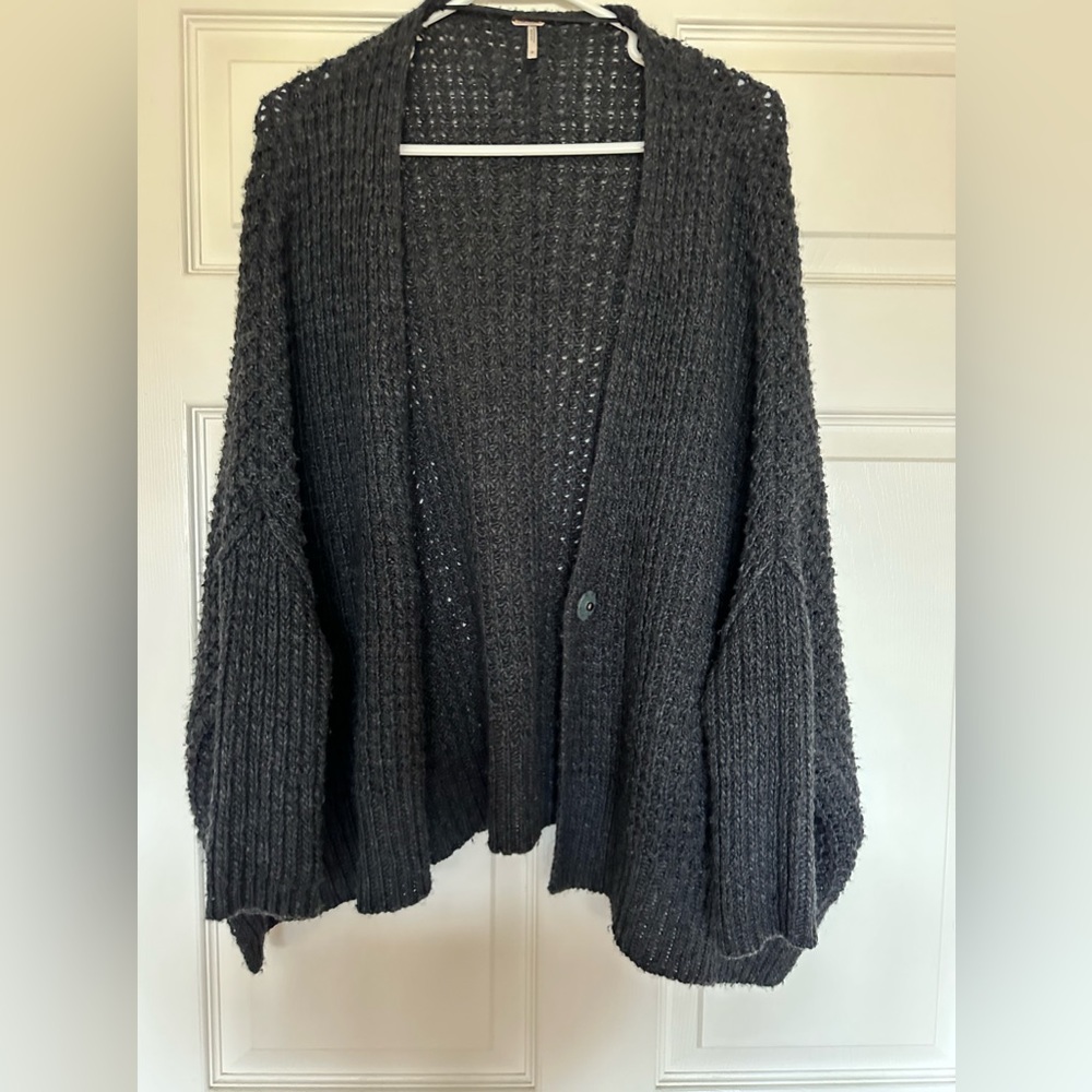 Black Free People Cardigan